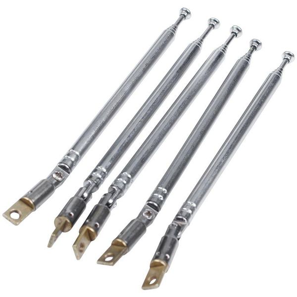 

5 pcs 32cm length 5 section am fm radio antenna 180 degree