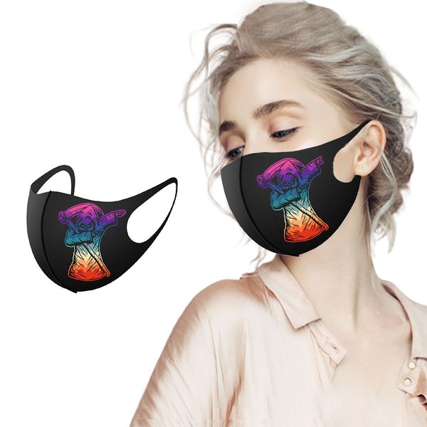 

fashion halloween christmas masks men and women 3d dustproof breathable skull winter santa claus anti-smog washable mask