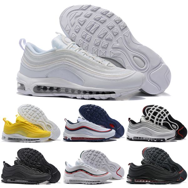

designers shoes 97 white bullet 97s men women cushion black silver vintage mosaic og corduroy light blue sunburst shoes