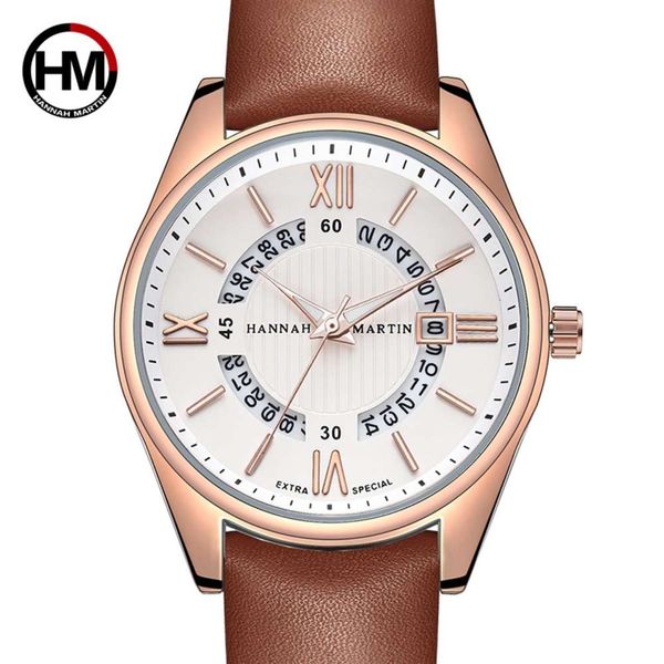 

men's ip plated rose gold and sier shell new education trendy personality fashion belt watch