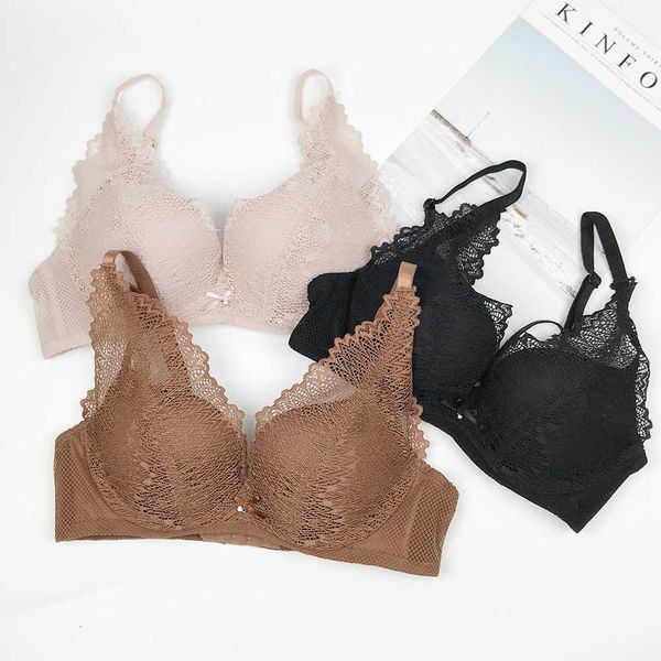 

new mid thick cup lace bra, Red;black