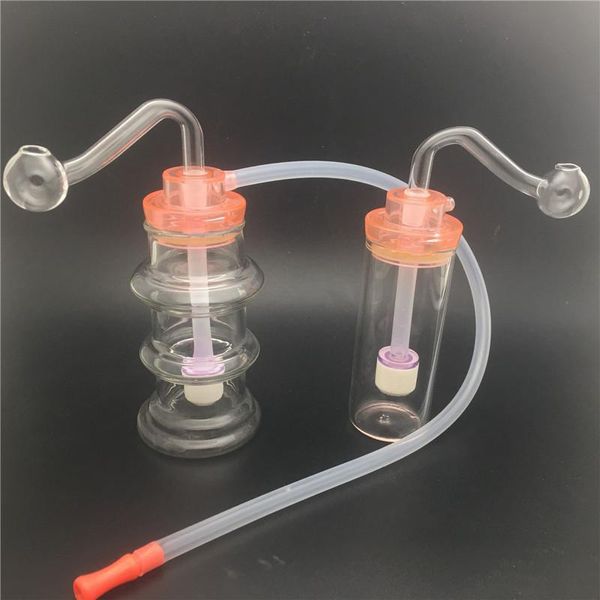 Новый 4,5 -дюймовый стеклянный масляный бабчик для бабтеров вода бонги из перколатора нефтяная установка из перколатора.