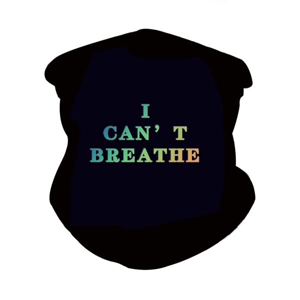 

i can't breathe mask magic scarf riding outdoor cycling headscarf mask neck party supplies mouth facial cover designer mask 24 m2