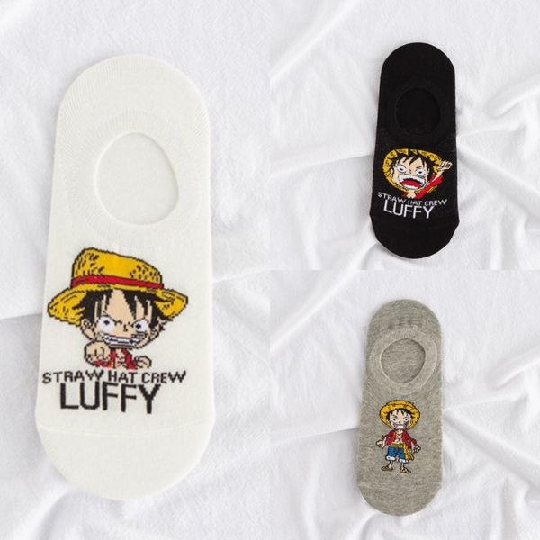 

oeook korean style east gate invisible socks non-slip invisible socks men's and one cartoon women's piece lu fei summer ba spring, Black