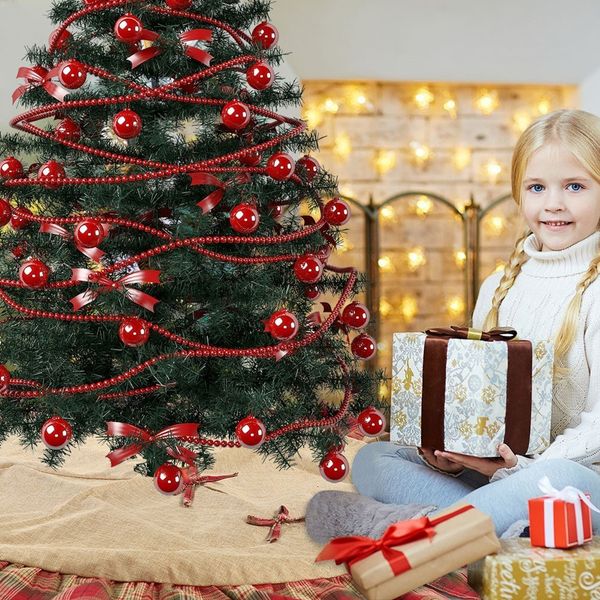 

golden 2019 burlap snowflake aprons christmas edge santa and snowman decoration for home xmas tree s