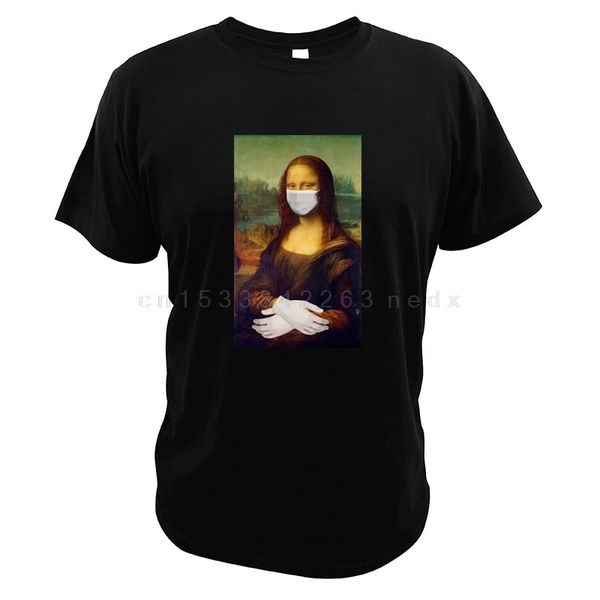 

мона лиза пародия великий дизайн моет руки маски перчатки карантина смешного s балахон дизайнеры футболка толстовку