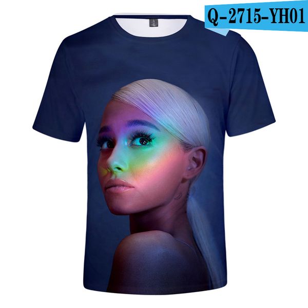 

ariana grande thank u next tumblr 3d print shirts graphic oversized kawaii men clothing
