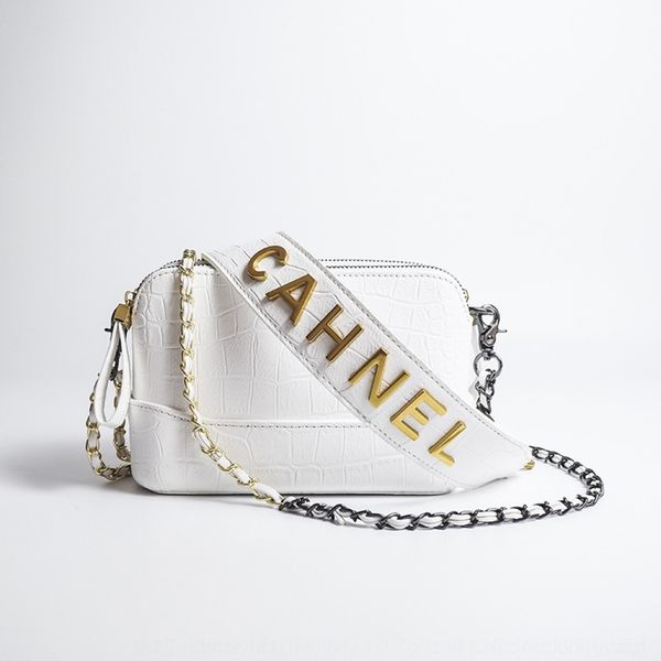 

ky4ax crocodile pattern stray korean style women's chain letter crossbody shoulder strap handbag shoulder strap hand bag 2019 new ou1i2