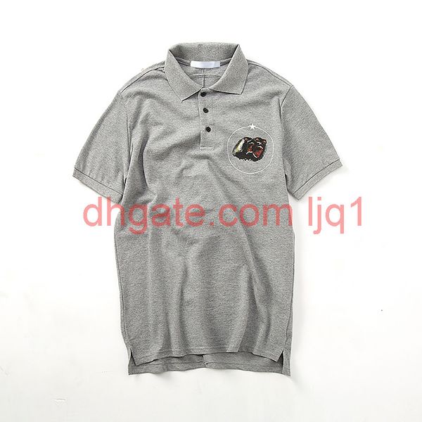 

2019 famous mens polo t shirt men women short sleeves fashion couples summer cotton angry monkey printing t shirt, White;black
