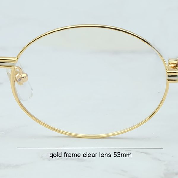 

2021 new oval mens carter sunglasses fashion metal luxury designer wood buffalo horn glasses vintage shades buffs retro round eyewear 1x7i, White;black