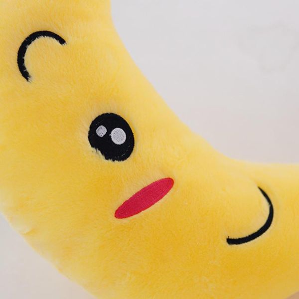

1pc 35cm luminous plush toy stuffed moon simulation toys 5 colors baby sleeping toy creative soft pillow for kid wmtvjy