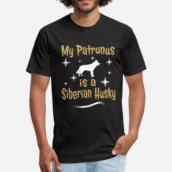 

my patronus is a siberian husky dog designers graphic t shirt fun horror o-neck tracksuit hoodie sweatshirt