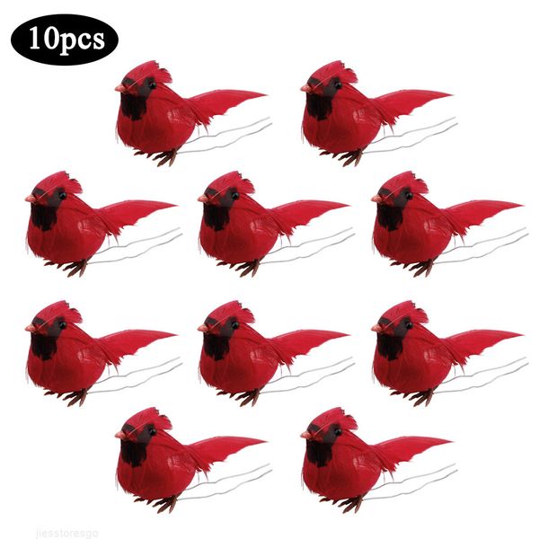 

cardinal birds 2020 new decorative red bird christmas tree pendant