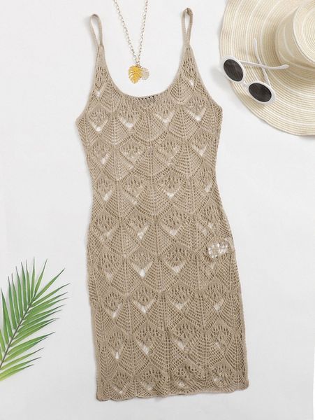 

slit hem open knit cover up z7gq#, White;black