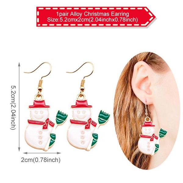 

fengrise серьги ожерелье christmas decor санта-клаус eardrop кулон рождество декор для дома 2020 navidad украшения подарка xmas bbyozx soif