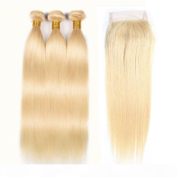 

# 613 blonde straight длинных волос 10 «-24» связка затворы дешевой бразильская перуанские малазийский человеческих волос weave 3 связка с 4, Black;brown