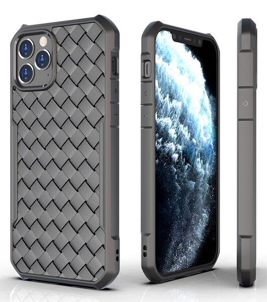 

new unique stylish 3d luxury cool heat dissipating braid soft tpu shockproof original quality phone case for iphone 12 mini pro max conque