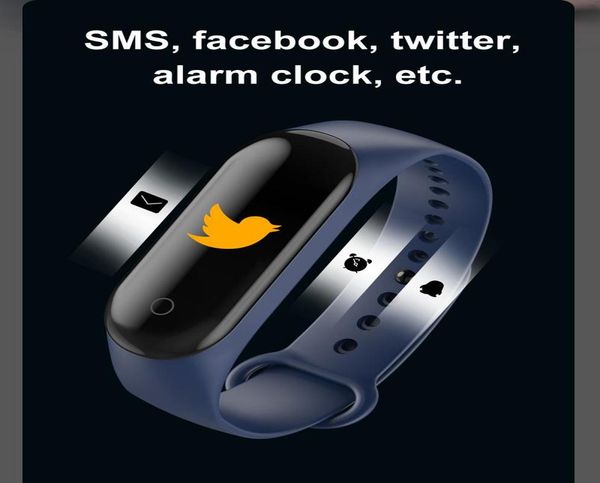 

m4 фитнес смарт диапазона m3 фитнес часы bluetooth браслет сердечного ритма монитор артериального давления фитнес tracker wristband шагомеры