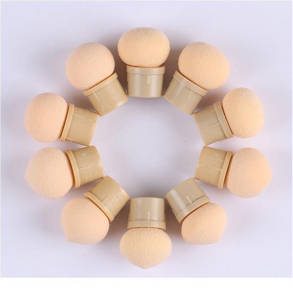 

5pcs/10pcs dual-ended sponge replaceable heads for glitter powder nail brush sponge head of picking dotting gradient qyllrp, Silver