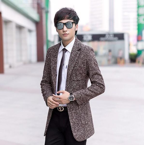 

brown casual suits woolen coat men trench coats long sleeves overcoat mens cashmere coat casaco masculino inverno erkek england1, Black