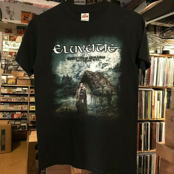 

eluveitie - все остается world tour футболка - размер m medium - folk metal * спортивный с капюшоном hoodie