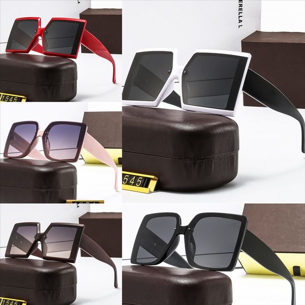 

7KdhK Fashion Square Sunglasses Men L*** Metal Vintage Anti-reflective Mirror Glasses Classic Uv Women Sun Glasses Design Women Men, White;black