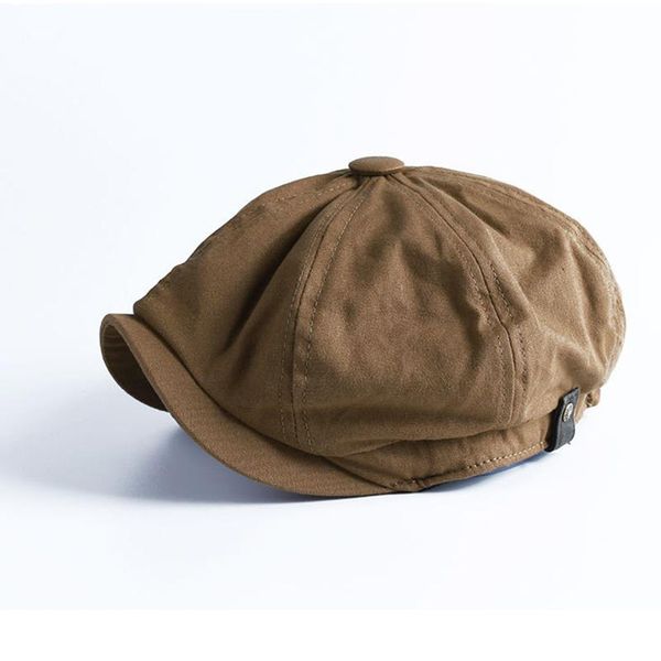 

new mens vintage beret hats gorras para hombre men fashion summer octagonal caps 56-59cm man hats 2020, Blue;gray