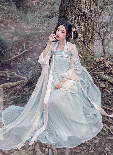 

2018 summer hanfu women chinese dress china ancient costume traditional hanfu female dress & girl tang suit costume1, Black;red