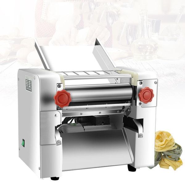 

electric stainlesssteel pasta maker automatic noodle pressing machine commercial spaghetti dough cutter dumpling roller1