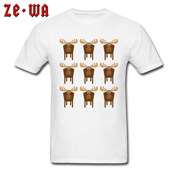

funny men's multiple moose casual tees sleeved print winter new happy new year christmas tshirt hooded sweatshirt hoodie men t shirt