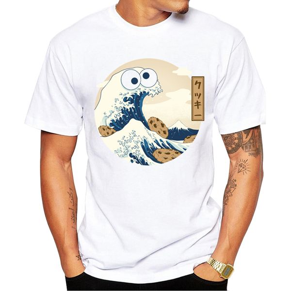 

teehub new fashion cookiegana wave t shirt hipster kanagawa wave printed t shirts short sleeve cool tees sport hooded sweatshirt hoodie
