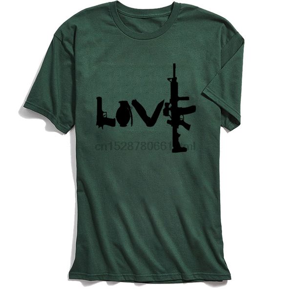 

love weapons t shirt military style t shirt ar15 vintage tshirt green tees male streetwear sport hooded sweatshirt hoodie