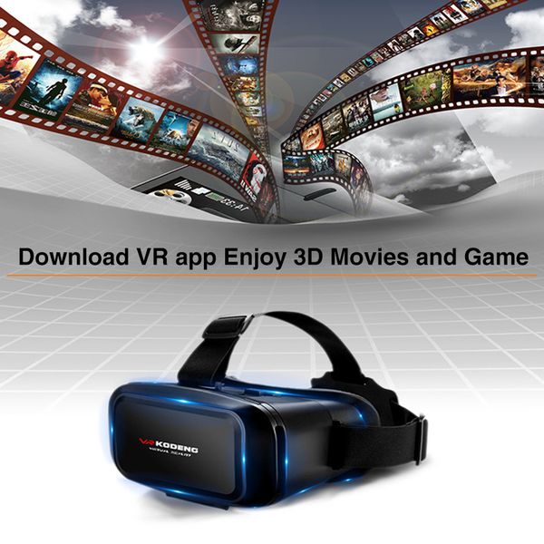 

original 3d virtual reality vr glasses support 0-600 myopia binocular vr for 4-7 inch ios android smartphone 3d glasses headset