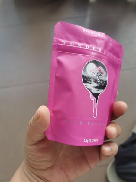 

premium indoor pink wonderbrett strawberry bliss 10x12.4cm sf california 3.5g empty bag 3.5g mylar bags bbyvef xmhyard