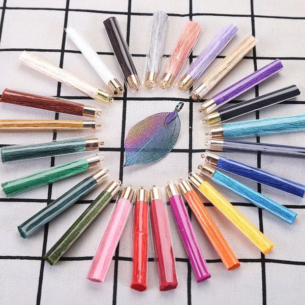 

50pcs mini metal cap tassel jewelry curtain garments decorative accessories diy key cell phone bag fringe trim tassel pendant h wmtnza