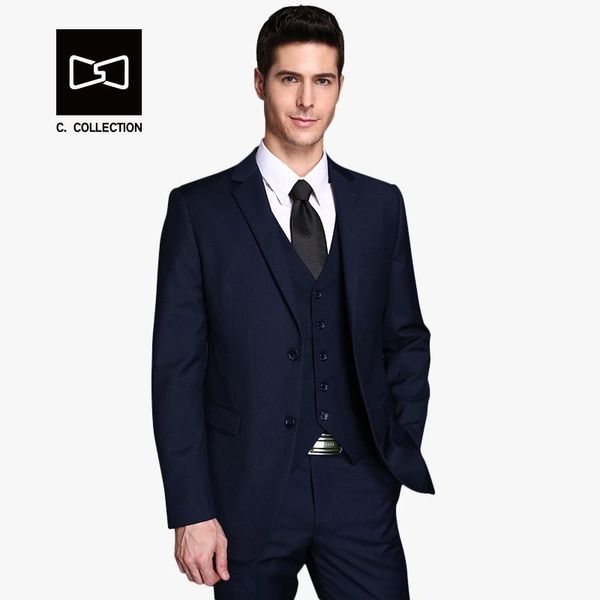 

2021 men business suit tuxedo slim fit classic male suits blazers luxury suit men two buttons 3 pieces(suit jacket+pants+vest, White;black