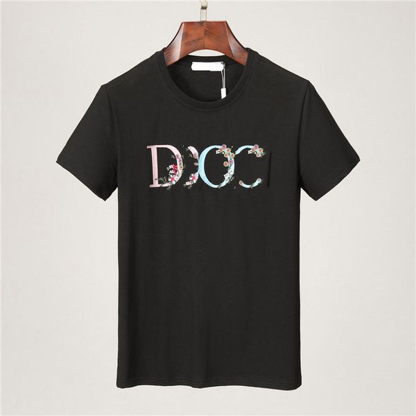 

2022 mens fashion t shirt designers men clothing black white tees short sleeve women's casual hip hop streetwear tshirts, White;black