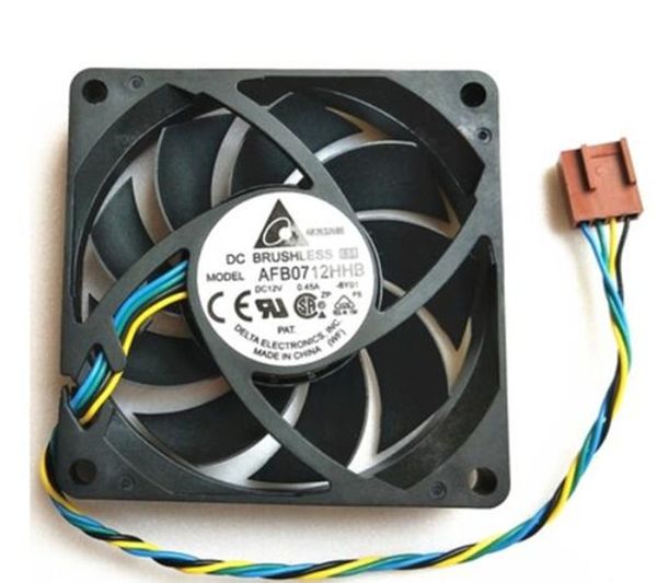 

7015 7cm afb0712hhb -8y01 12v 0.45a ball 4-wire speed regulating fan
