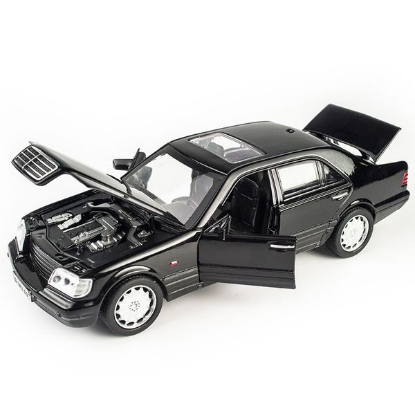 

mercede-ben s w140 1:32 car pull-back light sound alloy vehicle model toys for children