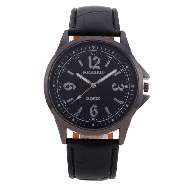 

black digital men's watch men's watch leisure belt quartz, Slivery;brown