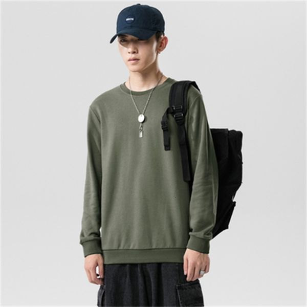 

2021 new autumn spring fashion oversize male tshirt long sleeve the neck shirt for man t zcr3, White;black