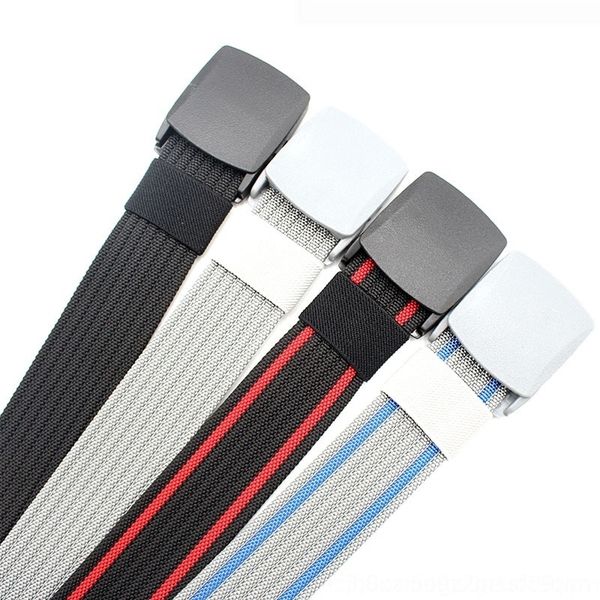 

wdqrh men's and electronic nylon belt outdoor training tactical plasticanti women's canvas canvas allergy over security inspection, Black;brown