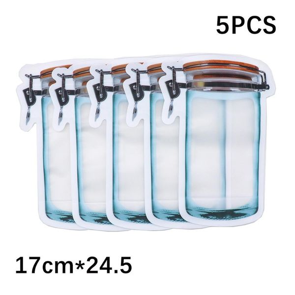 

20 10 шт. портативные mason bar bags многоразовые уплотнения пищевые складки сумки для хранения организатор орехи candy cookies снек сэндвич