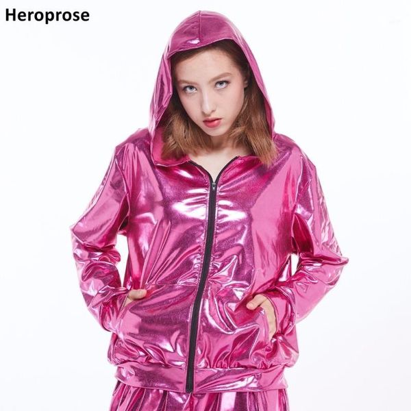 

2020 new arrival spring autumn kids audlt jazz bomber jacket stage performance wear paillette feminina casaco hip hop dance coat1, Black;brown