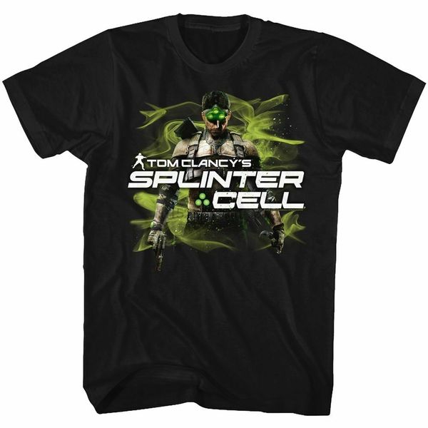 

splinter cell sam fisher black t-shirt sport hooded sweatshirt hoodie