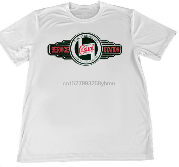 

old castrol oil service station wicking t-shirt w american flag car coaster sport hooded sweatshirt hoodie