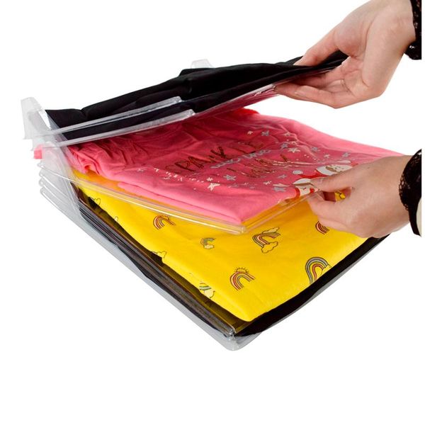 

10pcs t shirt clothes organizer closet storage travel clothes organization system tshirt folding board home necessity organizer
