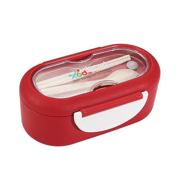

lunch box microwave leakproof wheat straw office dinnerware food storage container children kids school portable bento wmtgxl
