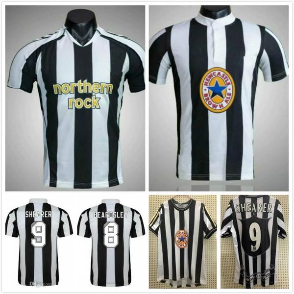 

ретро shareer soccer jersey magpies 1995 96 97 98 99 99 2005 06 барнс томассон древний maillot asprilla pinas domi gillespie старейшая рубаш, Black;yellow