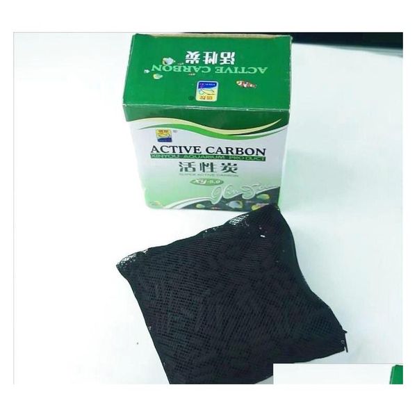

5pcs /lot 300g aquarium fish tank activated carbon aquaponics pond marine canister filt qyluml packing2010